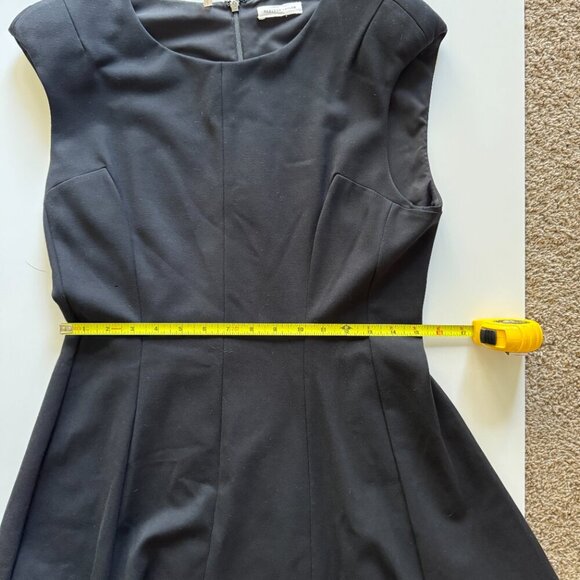 Rebecca Taylor Black Knee-Length Fit and Flare Dress Size 10 - Picture 6 of 8